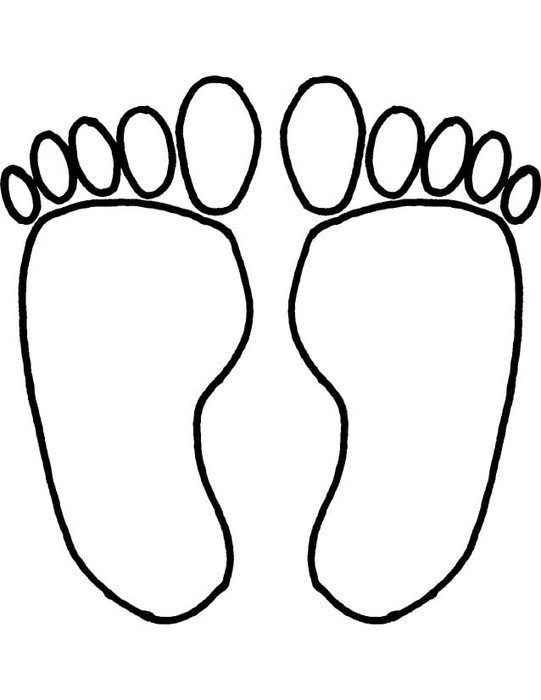 clipart of the feet