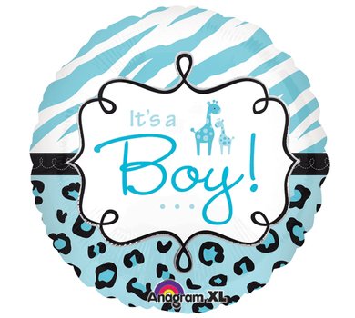 Details About Sweet Safari Its A Boy 18 Balloon Baby Shower Jungle