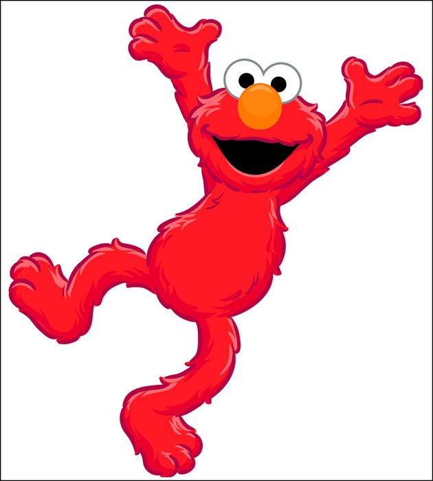 Cliparts red Elmo