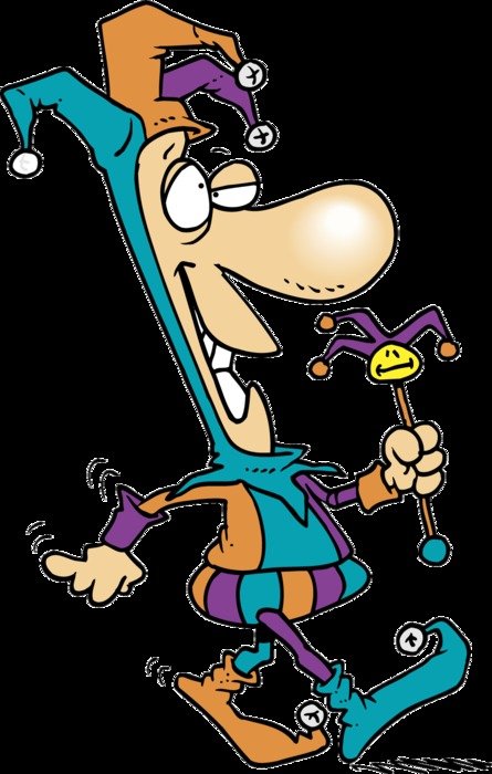 Clip art of the buffoon