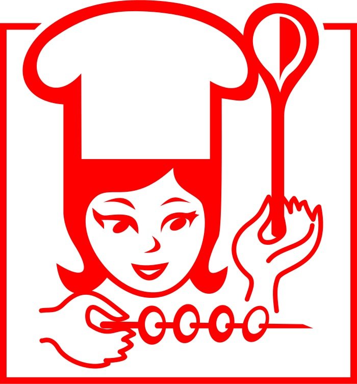Lady Cook By Rones Food Icon Pictogram clipart