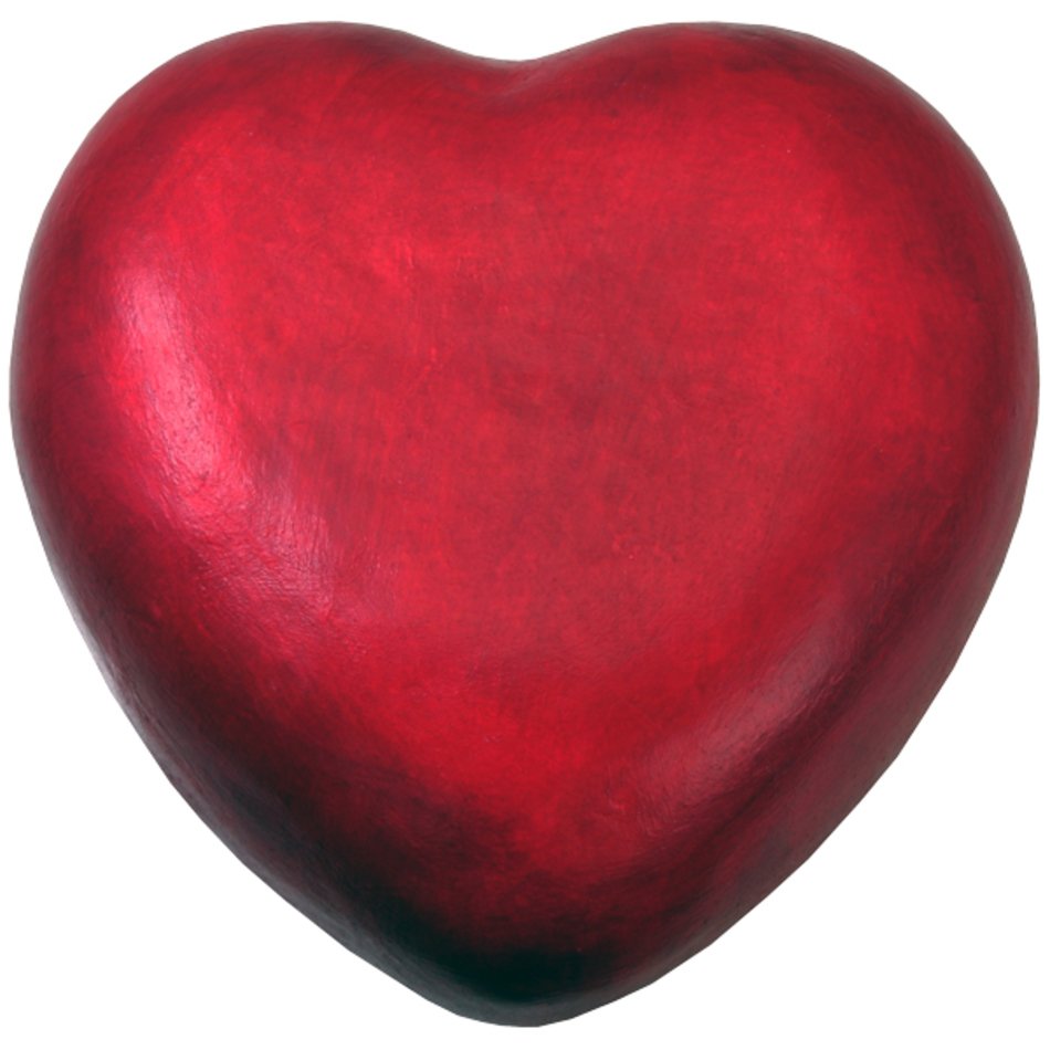 Eco Friendly Red Heart Urn Small