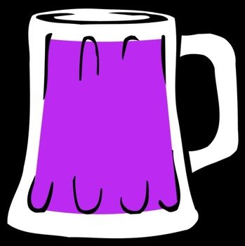 Fatty Matty Brewing Beer Mug Icon Vector