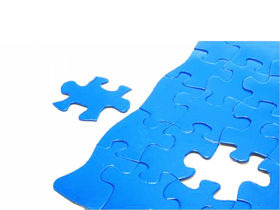 Blue pazzles clipart