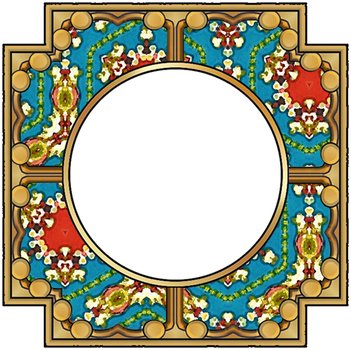 Set A19 Aqua Brick Red Gold A Collection Of Crafty