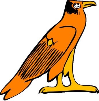 brown eagle as a graphic image
