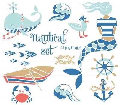 Nautical Set The Ink Nest clipart