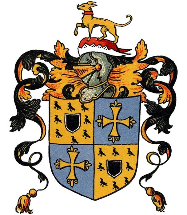 Coat Of Arms Featuring Dog Free Vintage Pinterest