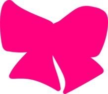 Pink Hair Bow At Clkercom Vector Online Royalty N2