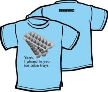 Ice Cube Tray I Pissed In Your clipart