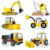 Construction Site Equipment Modern Technology