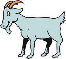 Cartoon Goat drawing