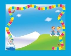 Candyland Background drawing