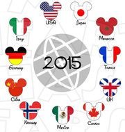 Mickey Countries Digital Iron On Transfer Image Instant