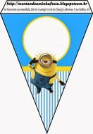 flag with minion