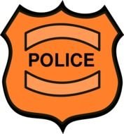 police badge as a graphic image