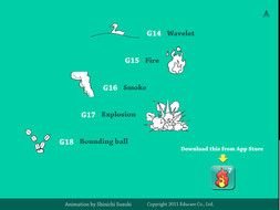 Clip art of app advertising