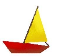 People Of Computer Children With Toys A Sailboat And Toy