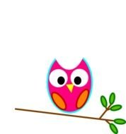 perched animated owl