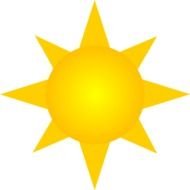 Sun Symbol drawing