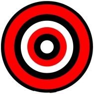 Target Bullseye as a picture for clipart