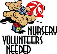 nursery volunteers needed