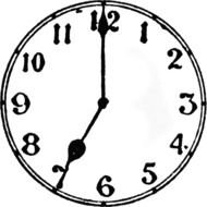 7o Clock drawing