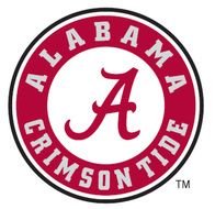 round logo of Alabama Crimson Tide