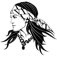 Gypsy Woman Vector Portrait Flickr Photo Sharing