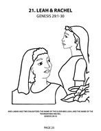 Jacob And Leah Coloring Pages darwing