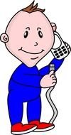 Clipart of Network Engineer Baby