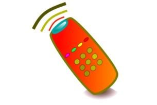 Wireless Remote Control Device Vector