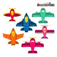 Airplanes Digital For Scrapbooking Card Making Cupcake