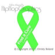 Cancer Ribbon Green