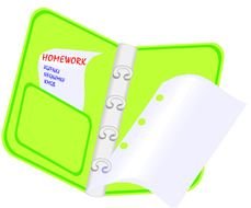 School Binder drawing