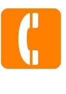 image of a tube on an orange button