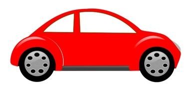 clipart of the Red car