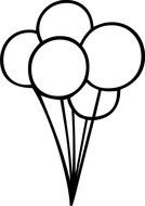 Balloons drawing