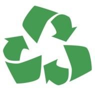 isolated recycling symbol