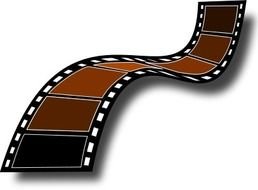 Sepia Film Strip By Trinitysquare With Coloured