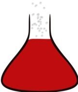 Red Potion With Bubbles, drawing