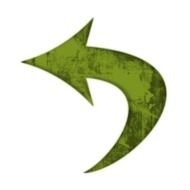 Grunge Icons Set Arrows Tags Arrow Curve Left Redirect West
