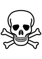 Toxic Symbol Colouring Pages