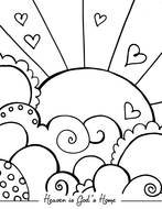 Clip art of sun and clouds
