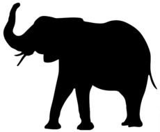 Animal Silhouette drawing