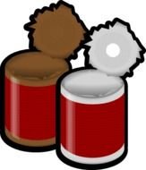 Tin Metal Can At Clkercom Vector Online Royalty
