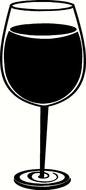 Clip Art of the Wine Glass
