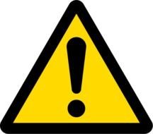 ä¸è¬æ³¨æ General Caution