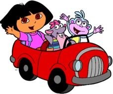 Imagen De Dora La Exploradora En Coche