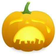 picture of pumpkins with open mouth for halloween